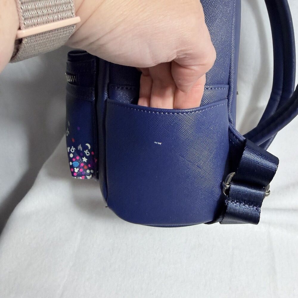 Loungefly Hong Kong Disneyland 15th Anniversary Exclusive Mini Backpack Purse - Picture 8 of 11